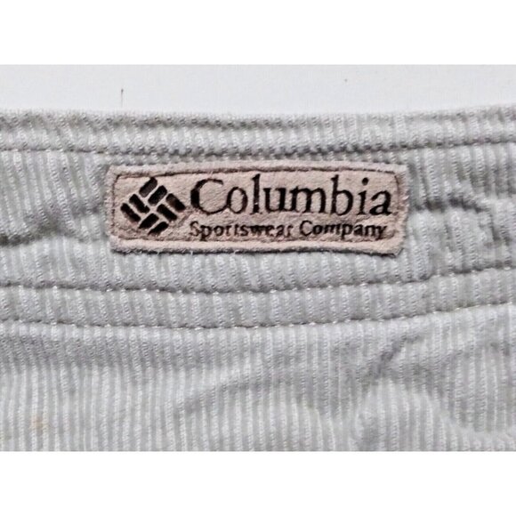 Columbia Sportswear Womens Corduroy Pants Sz 10 Nude beige Cords Outdoor cropped - Picture 7 of 9